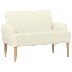 Canapé love seat avec capitonnage en boutons Crème 582798582798