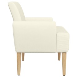 Canapé love seat avec capitonnage en boutons Crème 582798582798