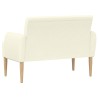 Canapé love seat avec capitonnage en boutons Crème 582798582798