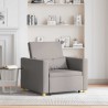 Canapé-lit escamotable simple Taupe 90 x 165 x 87 cm tissu 582803582803
