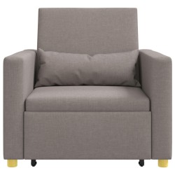 Canapé-lit escamotable simple Taupe 90 x 165 x 87 cm tissu 582803582803