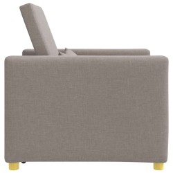 Canapé-lit escamotable simple Taupe 90 x 165 x 87 cm tissu 582803582803