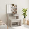 Ensemble de coiffeuse Gris béton 74,5x40x141 cm 582805582805
