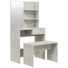Ensemble de coiffeuse Gris béton 74,5x40x141 cm 582805582805