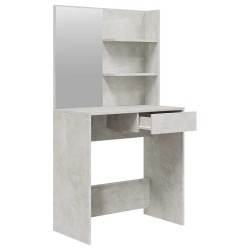 Ensemble de coiffeuse Gris béton 74,5x40x141 cm 582805582805