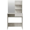 Ensemble de coiffeuse Gris béton 74,5x40x141 cm 582805582805