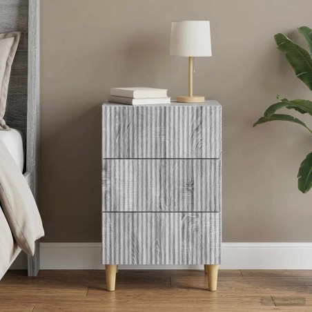 Cabinet de chevet avec tiroir Sonoma gris 43 x 41 x 66,5 cm 582807582807