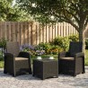Chaise de jardin inclinable imitant le rotin 2 pcs PP 582811582811