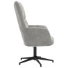 Chaise de relaxation Gris clair Velours 582817582817