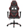 Chaise de jeu Noir et rouge bordeaux Similicuir 582824582824