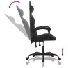 Chaise de jeu Noir Similicuir 582825582825