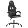Chaise de jeu pivotante Noir Similicuir 582827582827