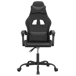 Chaise de jeu pivotante Noir Similicuir 582827582827