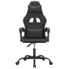Chaise de jeu pivotante Noir Similicuir 582827582827