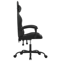 Chaise de jeu pivotante Noir Similicuir 582827582827