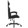 Chaise de jeu pivotante Noir Similicuir 582827582827