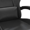 Chaise de jeu pivotante Noir Similicuir 582827582827