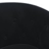 Chaise cabriolet noir velours 582834582834