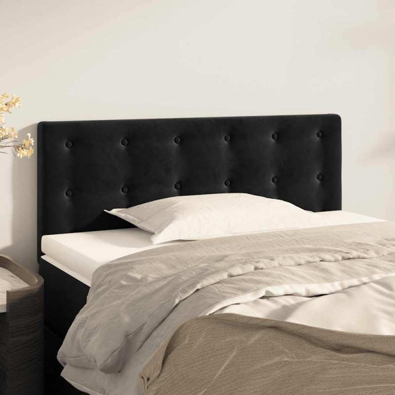 Tête de lit Noir 90x5x78/88 cm Velours 582838582838