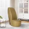 Chaise en forme de chaussure à talon haut Doré Similicuir 582841582841