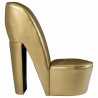Chaise en forme de chaussure à talon haut Doré Similicuir 582841582841