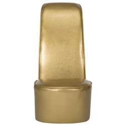 Chaise en forme de chaussure à talon haut Doré Similicuir 582841582841