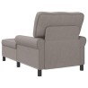 Chaise longue avec coussin Taupe 91 x 157 x 91 cm tissu 582848582848