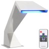 Cascade de piscine avec LED RGB Acier inoxydable Argenté 582850582850