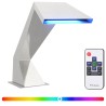 Cascade de piscine avec LED RGB Acier inoxydable Argenté 582850582850