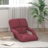 Chaise de sol réglable avec accoudoir Bordeaux 582853582853