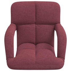 Chaise de sol réglable avec accoudoir Bordeaux 582853582853