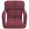 Chaise de sol réglable avec accoudoir Bordeaux 582853582853