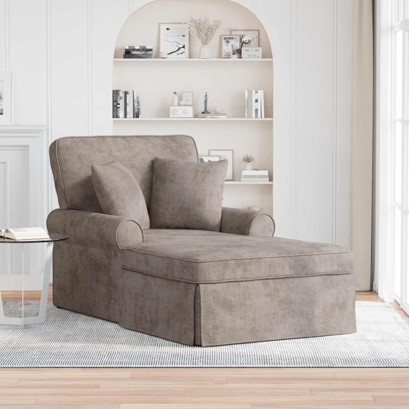 Chaise lounge avec jupe Sable 157 x 91 x 91 cm ARES 582855582855