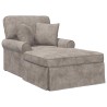Chaise lounge avec jupe Sable 157 x 91 x 91 cm ARES 582855582855