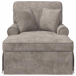 Chaise lounge avec jupe Sable 157 x 91 x 91 cm ARES 582855582855