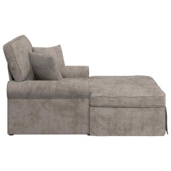 Chaise lounge avec jupe Sable 157 x 91 x 91 cm ARES 582855582855