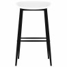 Chaises de bar lot de 4 blanc 582862582862