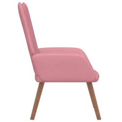 Chaise de relaxation Rose Velours 582863582863