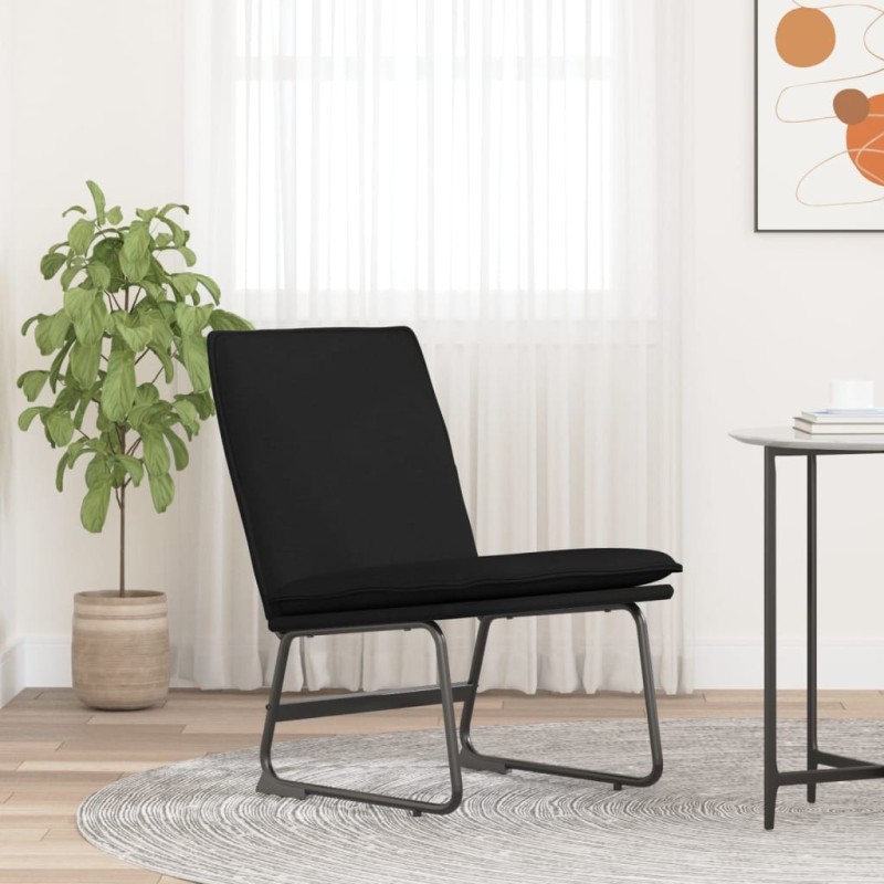 Chaise longue Noir 52x75x76 cm Tissu 582865582865