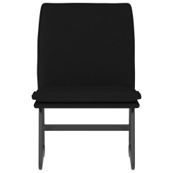 Chaise longue Noir 52x75x76 cm Tissu 582865582865