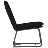 Chaise longue Noir 52x75x76 cm Tissu 582865582865