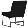 Chaise longue Noir 52x75x76 cm Tissu 582865582865