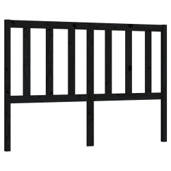 Tête de lit Noir 166x4x100 cm Bois massif de pin 582867582867