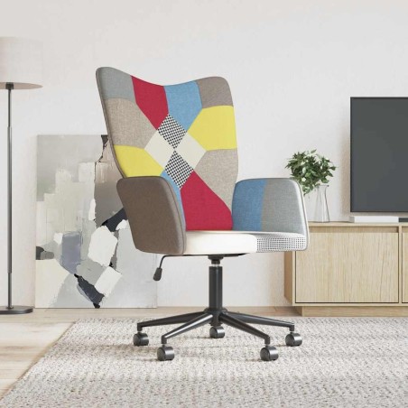 Chaise de relaxation Patchwork Tissu 582869582869