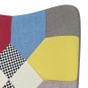 Chaise de relaxation Patchwork Tissu 582869582869