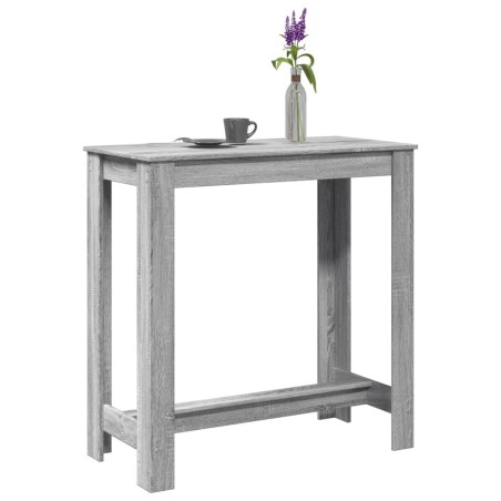 Table de bar sonoma gris 102x50x103,5 cm bois d'ingénierie 582872582872