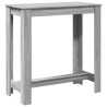 Table de bar sonoma gris 102x50x103,5 cm bois d'ingénierie 582872582872