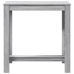 Table de bar sonoma gris 102x50x103,5 cm bois d'ingénierie 582872582872