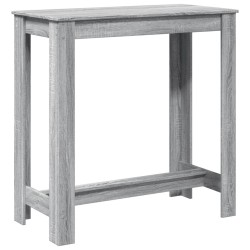 Table de bar sonoma gris 102x50x103,5 cm bois d'ingénierie 582872582872
