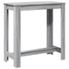 Table de bar sonoma gris 102x50x103,5 cm bois d'ingénierie 582872582872